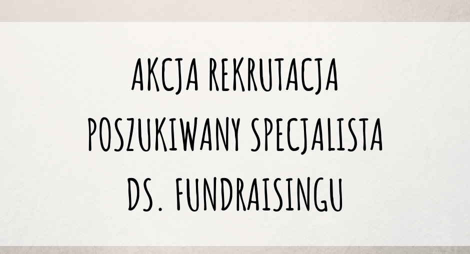 Praca dla fundraisera